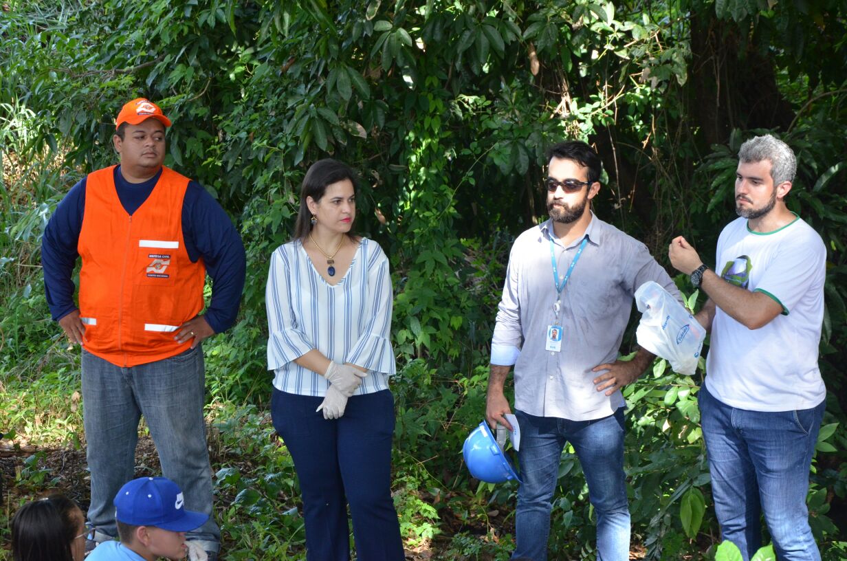 No dia Mundial da água nascente do córrego das pombinhas em Porto Nacional recebe mutirão de limpeza e plantio de mudas